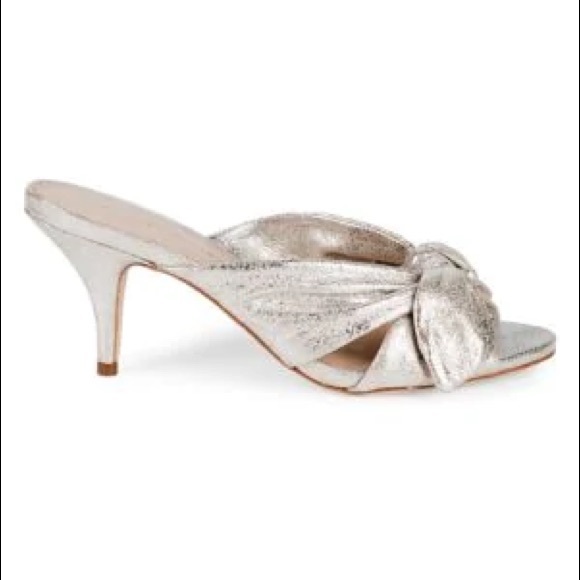 Loeffler Randall Shoes - Loeffler Randall | Metallic Kitten Heel Silver